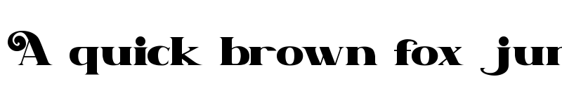 Preview of Blize Queen Regular font