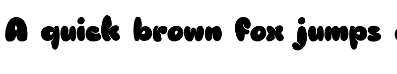 Preview of Blob And Happy Regular font
