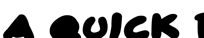 Preview of Blob Toon Shadows Regular font