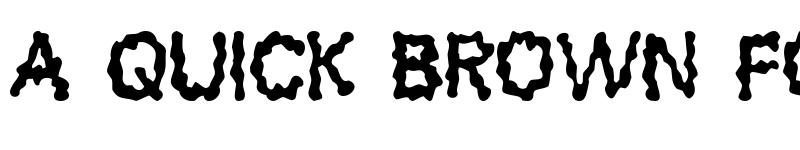 Preview of Blobs Regular font