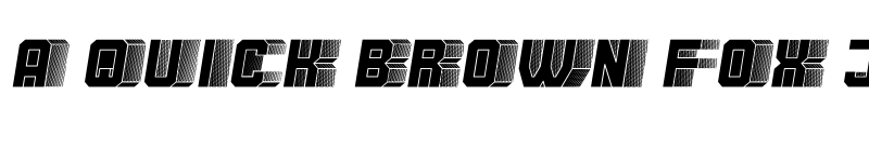 Preview of Blocchi Italic font