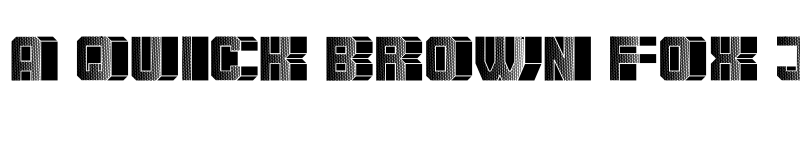 Preview of Blocchi Reverse Regular font