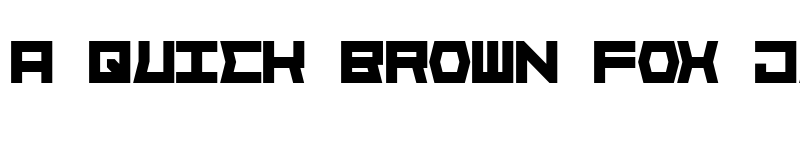 Preview of Block Face Bold font