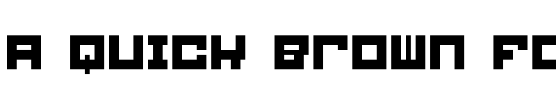 Preview of BlockBit Regular font