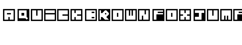 Preview of Blocks Regular font