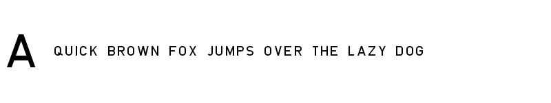 Preview of Blockschrift f?r Flugzeuge Regular font
