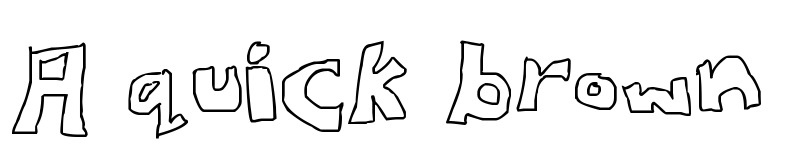 Preview of Blockster Regular font