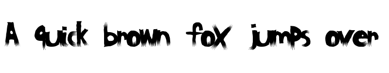 Preview of BlockWood Regular font