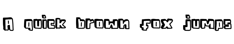 Preview of Blocky Best Regular font