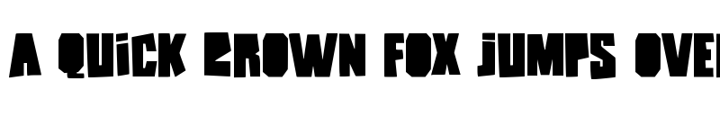 Preview of Blocky Notes Regular font