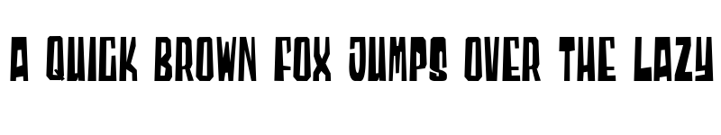 Preview of Blocky Regular font