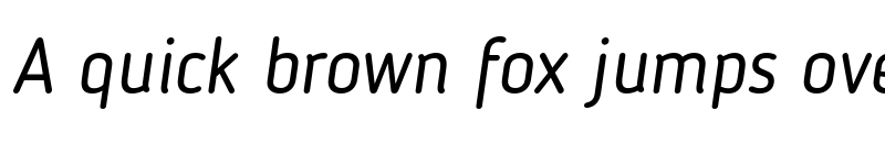 Preview of Blogger Sans Italic font