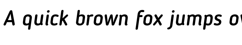 Preview of Blogger Sans Medium Italic font