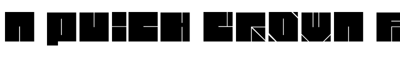 Preview of blok typeface Regular font