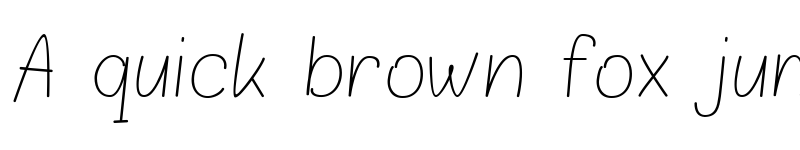 Preview of Blokletters Potlood Potlood font