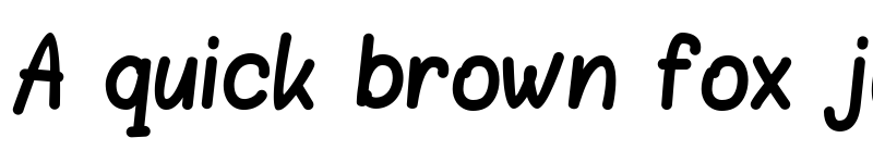 Preview of Blokletters Viltstift Viltstift font