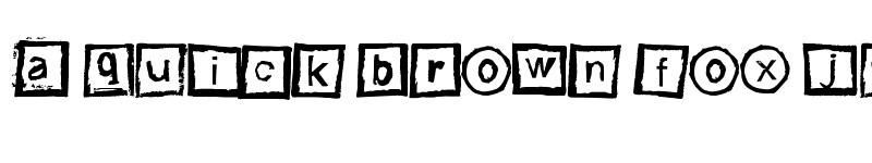 Preview of Bloktype Regular font