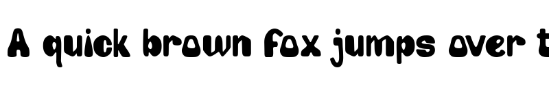 Preview of BLONDIE Regular font