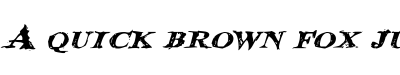 Preview of Blood Crow Expanded Italic Expanded Italic font