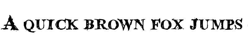 Preview of Blood Crow Regular font