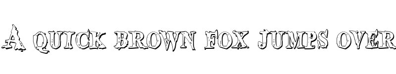 Preview of Blood Crow Shadow Condensed Condensed font