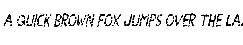 Preview of Blood Drenched Condensed Ital Regular font
