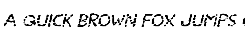 Preview of Blood Drenched Expanded Italic Regular font