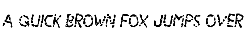 Preview of Blood Drenched Rotated 2 Regular font