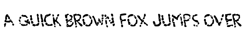 Preview of Blood Drenched Rotated Regular font