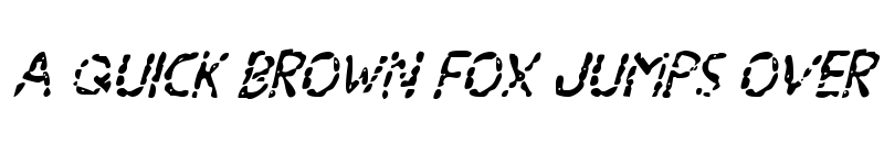 Preview of Blood Drenched Super-Italic Regular font