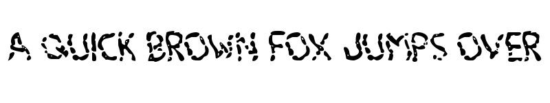 Preview of Blood Drenched Wavy Regular font