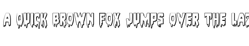 Preview of Bloodlust 3D Regular font