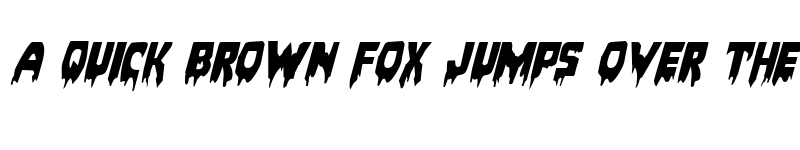 Preview of Bloodlust Expanded Italic Expanded Italic font