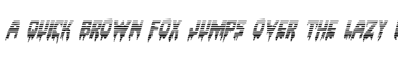 Preview of Bloodlust Gradient Italic Italic font