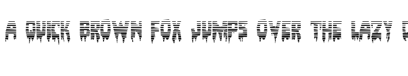 Preview of Bloodlust Gradient Regular font