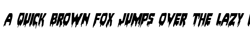 Preview of Bloodlust Italic Italic font