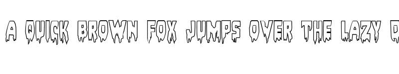 Preview of Bloodlust Outline Regular font