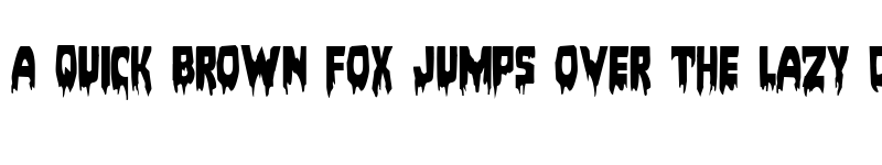 Preview of Bloodlust Regular font