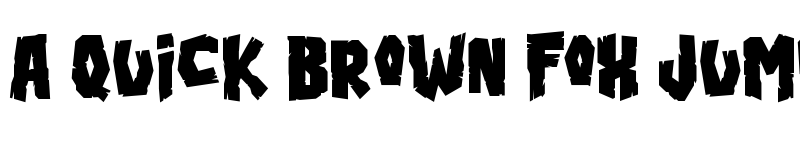 Preview of Blood'n Guts Regular font