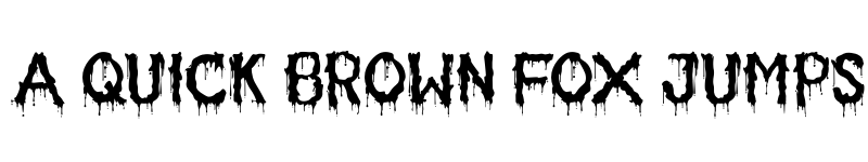 Preview of Bloodsoul Regular font