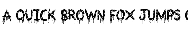 Preview of Bloodthirsty Regular font