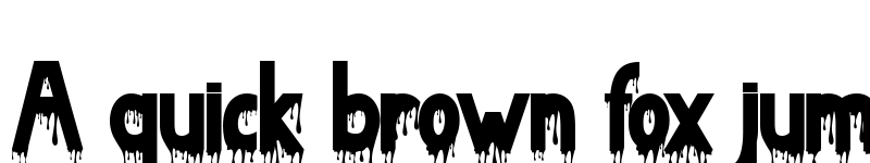 Preview of Bloody Terror Regular font