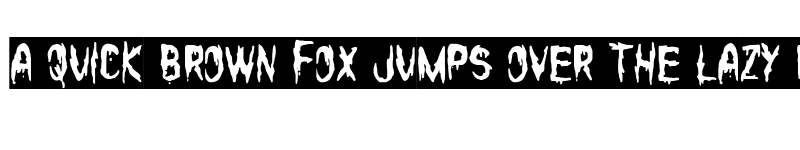 Preview of Bloody Winter Regular font