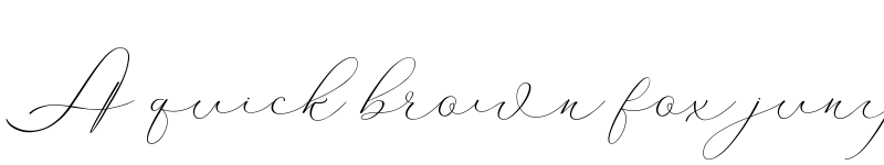 Preview of Blooming Regular font