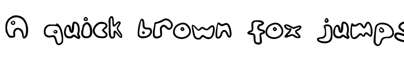 Preview of Bloop Medium font