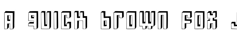 Preview of Bloqueada Regular font