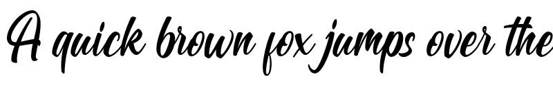 Preview of Blothia Regular font