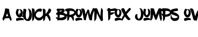 Preview of BlowBrush Regular font