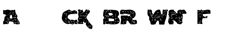 Preview of Blown Droid Regular font