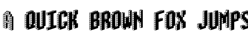 Preview of Blox (BRK) Regular font